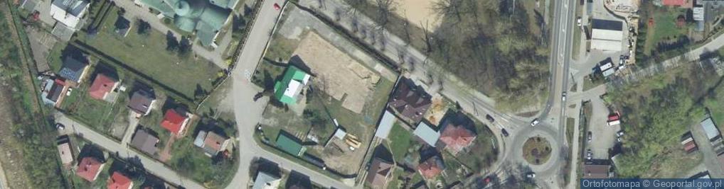 Zdjęcie satelitarne Hajnowka Sobor sw Trojcy dachy