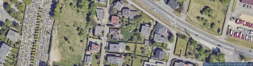 Zdjęcie satelitarne Huta Paprocka w Tychach