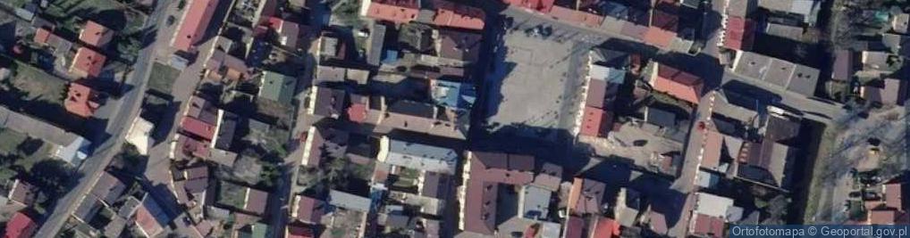 Zdjęcie satelitarne Iłża-panorama z baszty