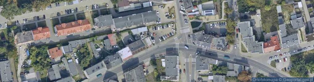 Zdjęcie satelitarne Inowroclaw kosciol NMP