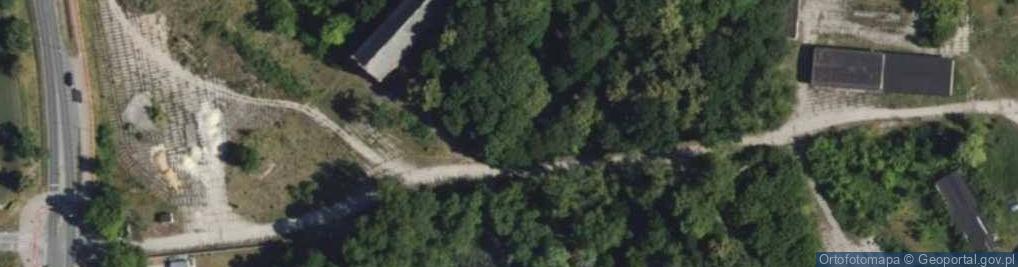 Zdjęcie satelitarne Jablowo kosciol tyl