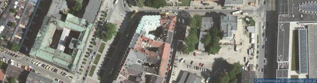 Zdjęcie satelitarne Jan Zimler house, 3 Kurniki street, Kleparz, Krakow, Poland