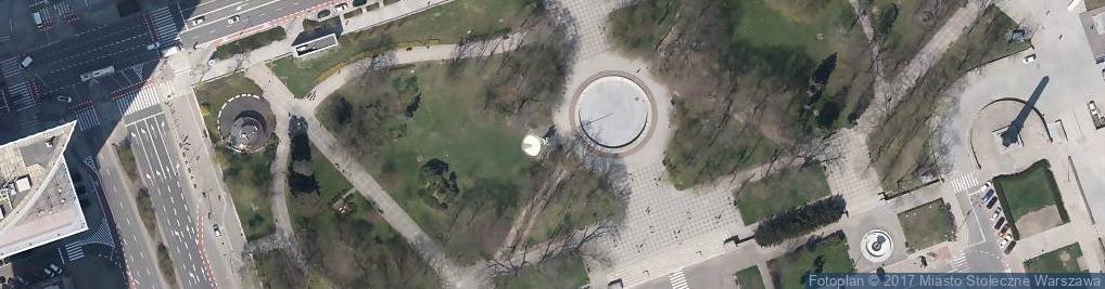 Zdjęcie satelitarne Janusz Korczak monument Warsaw 04