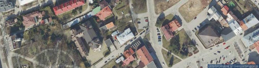Zdjęcie satelitarne Jaroslaw rynek kamienica orsettich