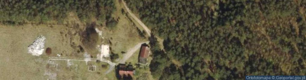 Zdjęcie satelitarne Jezioro Kiernoz Mały