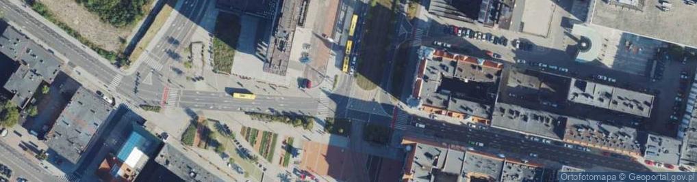 Zdjęcie satelitarne Katowice - Al. Korfantego (Piastowka 1, Moniuszki 3)