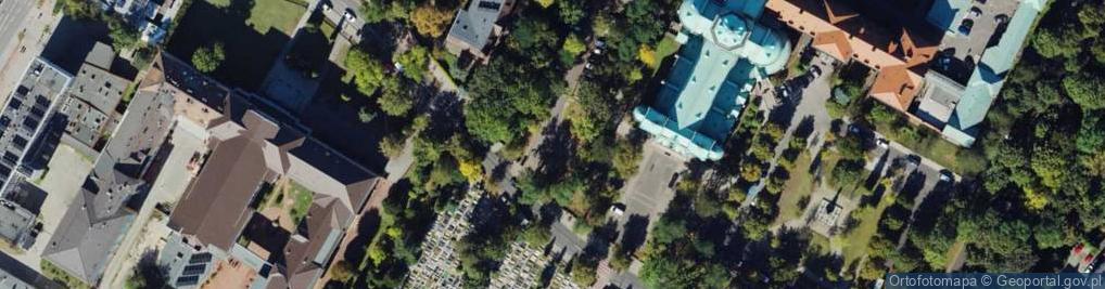 Zdjęcie satelitarne Katowice - Bazylika Św. Franciszka 03