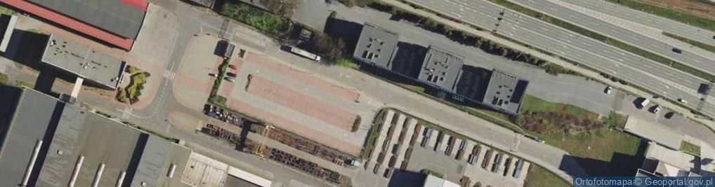 Zdjęcie satelitarne Katowice - Budynki Huty Baildon 01