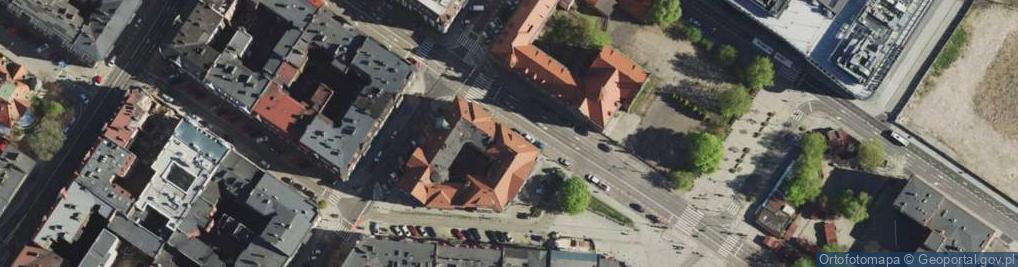 Zdjęcie satelitarne Katowice - III L.O. im. A.Mickiewicza