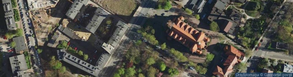 Zdjęcie satelitarne Katowice - Kościół pw. Św. Piotra i Pawła 01