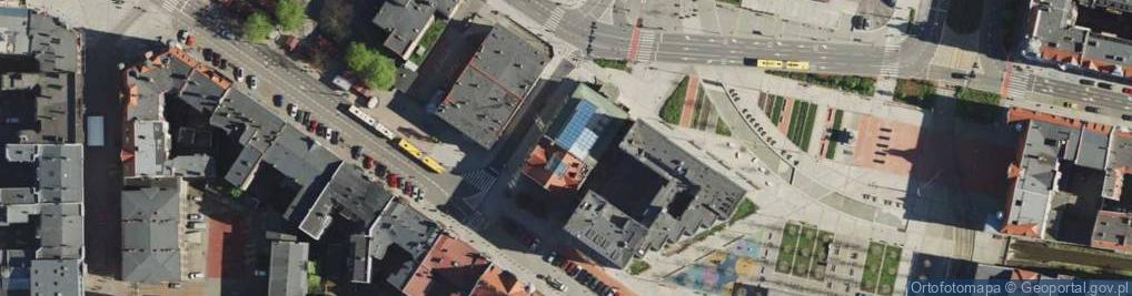 Zdjęcie satelitarne Katowice - Laznia Miejska