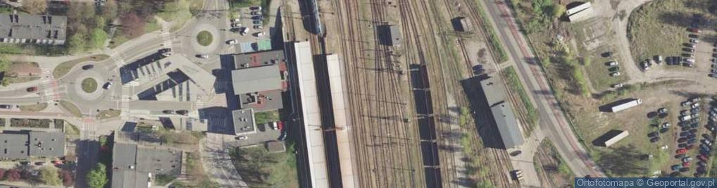 Zdjęcie satelitarne Katowice Ligota - Stacja PKP
