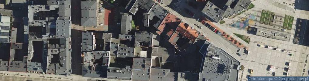 Zdjęcie satelitarne Katowice - Mickiewcza - Detal