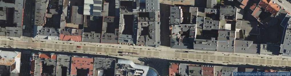Zdjęcie satelitarne Katowice - Stawowa - Kamienica