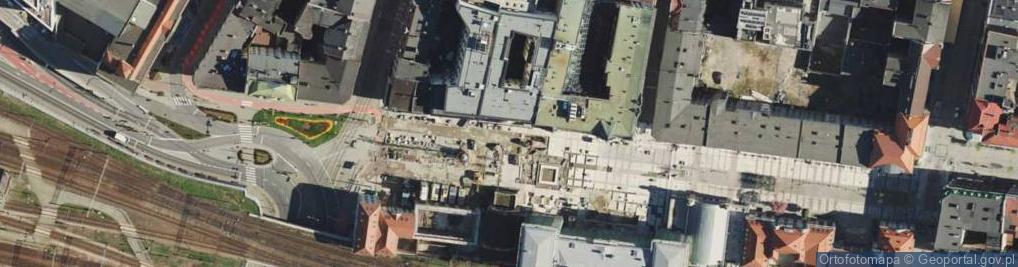 Zdjęcie satelitarne Katowice - Ul. Dworcowa 01