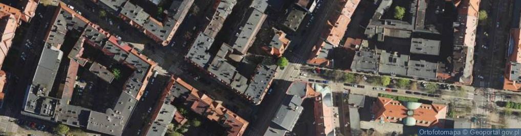 Zdjęcie satelitarne Katowice - ul. Kościuszki 02