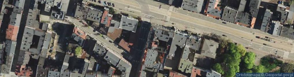 Zdjęcie satelitarne Katowice - Ul. Warszawska 33