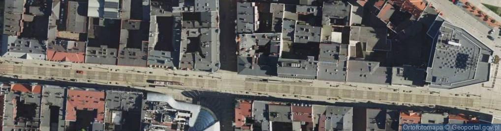 Zdjęcie satelitarne Katowice - ulica 3 Maja 13