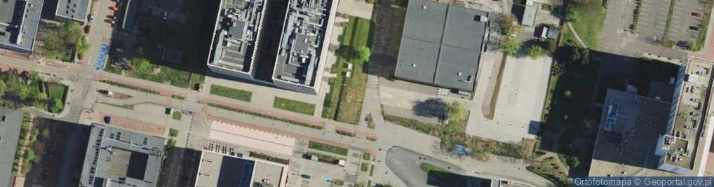 Zdjęcie satelitarne Katowice - Uniwersytet Śląski - Stołówka
