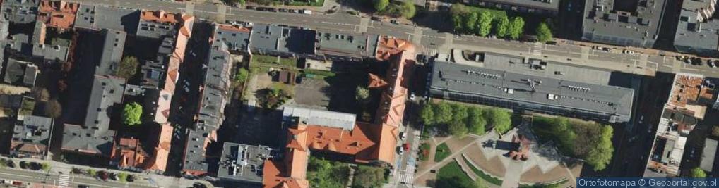 Zdjęcie satelitarne Katowice - Urząd Marszałkowski - Bok