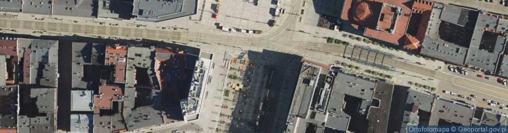 Zdjęcie satelitarne Kattowitz - Friedrichplatz
