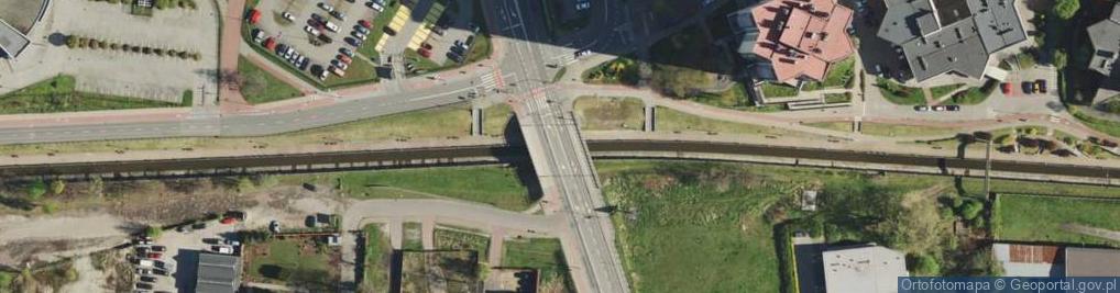 Zdjęcie satelitarne Katwice - Jerzego Dudy-Gracza Street