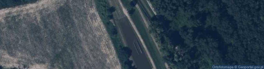 Zdjęcie satelitarne Kąty, lodní výtah, strojovna