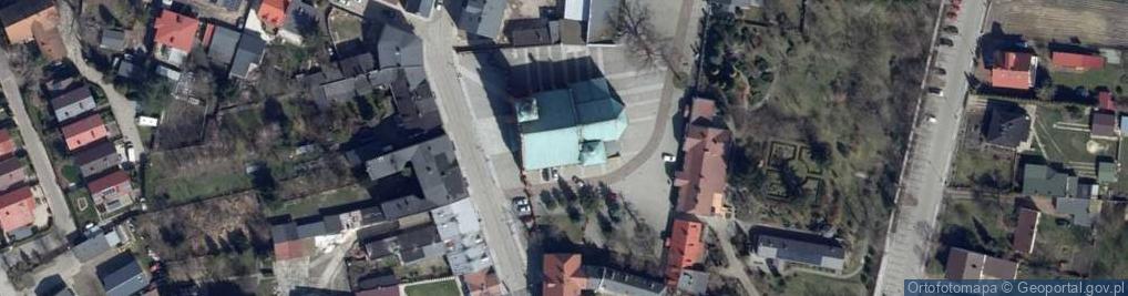 Zdjęcie satelitarne Kolegiata wszystkich swietych - Sieradz, Poland