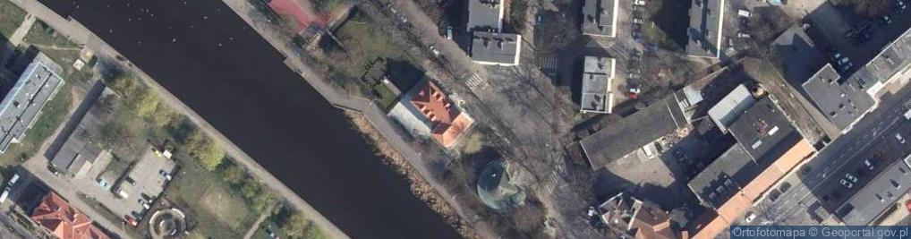 Zdjęcie satelitarne Kołobrzeg - biblioteka miejska tablica