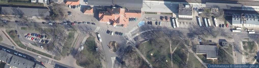 Zdjęcie satelitarne Kołobrzeg - dworzec kolejowy