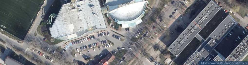 Zdjęcie satelitarne Kołobrzeg hala Milenium