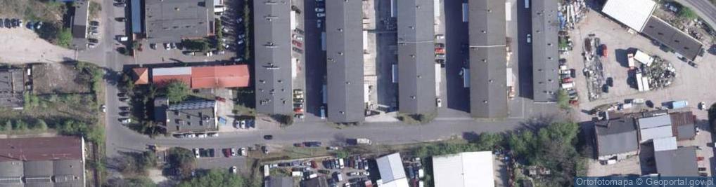 Zdjęcie satelitarne Konstal 805Na nr 262 + 805NaD nr 263 MZK Toruń