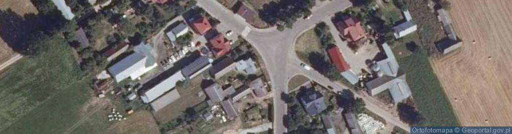 Zdjęcie satelitarne Kosciol Sw. Anny w Kalinowce Koscielnej