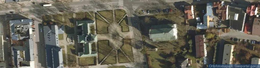 Zdjęcie satelitarne Kościół św. Stanisława, Siedlce - Dzwonnica
