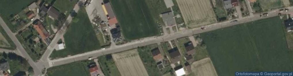 Zdjęcie satelitarne Kosciol w Kotulinie (wojewodztwo slaskie)