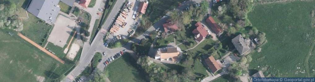 Zdjęcie satelitarne Kościół Wszystkich Świętych w Górkach Wielkich2
