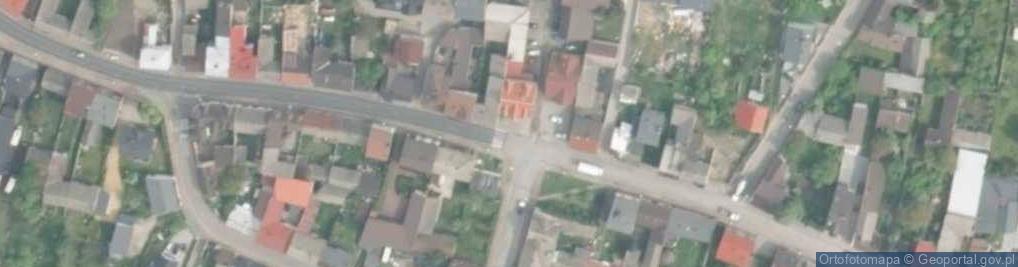 Zdjęcie satelitarne Koziegłowy kościół św. Barbary p