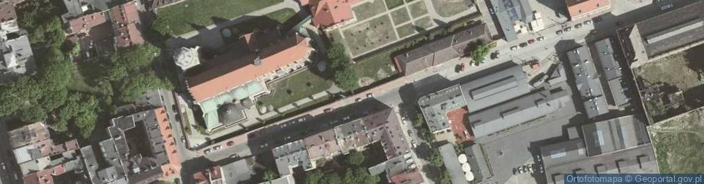 Zdjęcie satelitarne Krakov, Kazimierz, Boziego Ciała, kostel II
