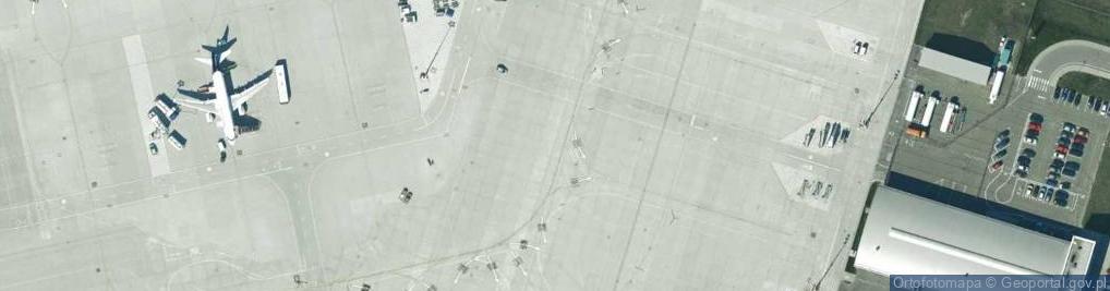 Zdjęcie satelitarne Kraków airport (KRK) - Boeing 747