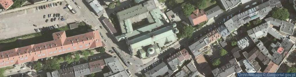 Zdjęcie satelitarne Krakow-kosciol Nawiedzenia NMP model