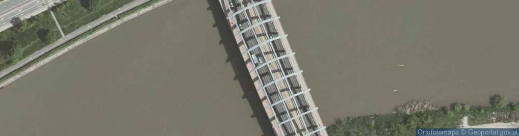 Zdjęcie satelitarne Krakow - Most Kotlarski