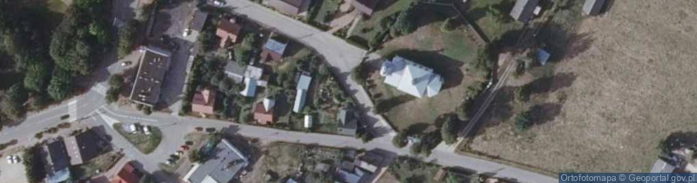 Zdjęcie satelitarne Krynki Cerkiew side