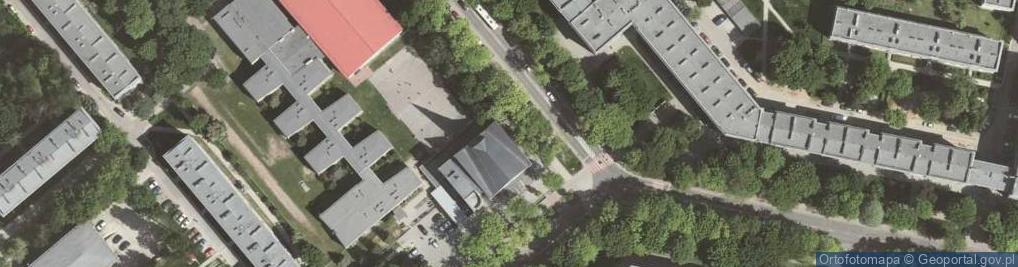 Zdjęcie satelitarne Krzyz - os. Teatralne, Krakow