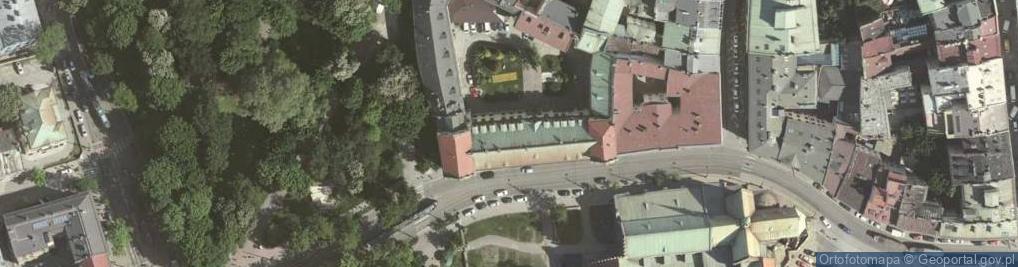 Zdjęcie satelitarne Kuria franciszkanska