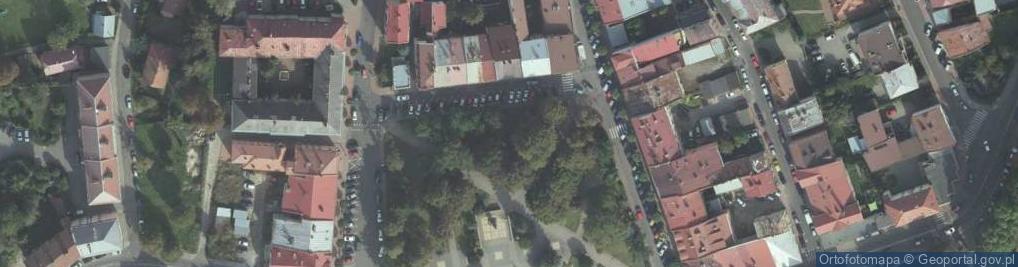 Zdjęcie satelitarne Lancut, rynek 2