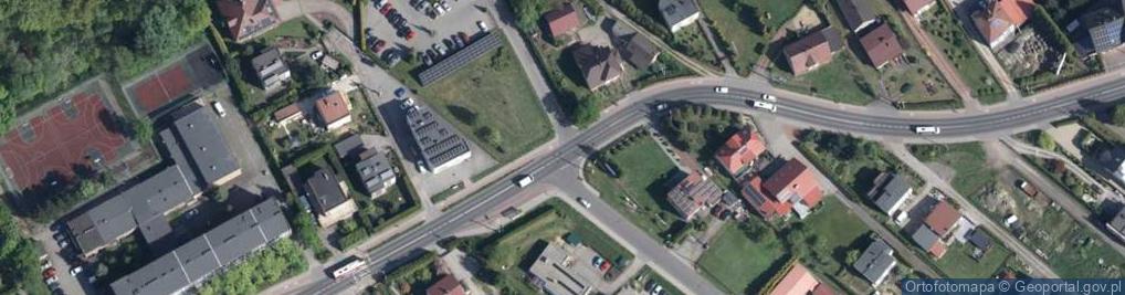 Zdjęcie satelitarne Las Kyndra w Jastrzębiu