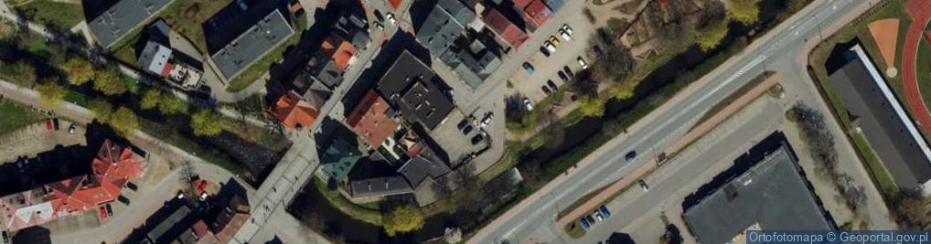 Zdjęcie satelitarne Lębork-wieża ciśnień