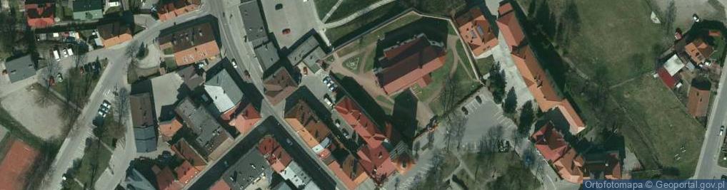 Zdjęcie satelitarne Lezajsk, kosciol sw. Trojcy 2