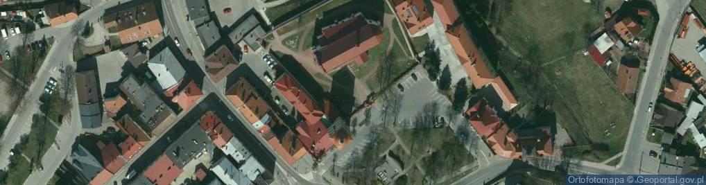 Zdjęcie satelitarne Lezajsk, kosciol sw. Trojcy 3