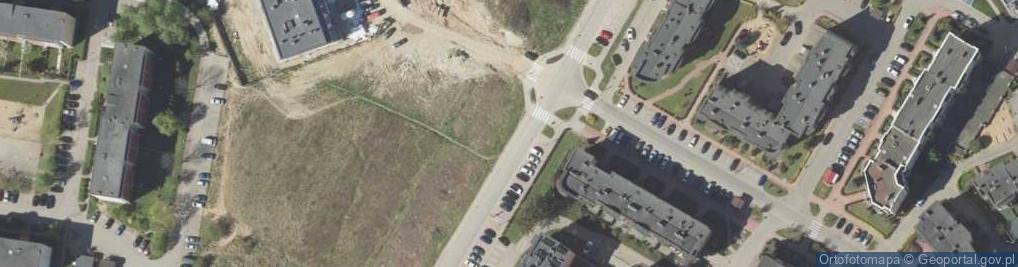 Zdjęcie satelitarne Łomża Wieża ciśnień